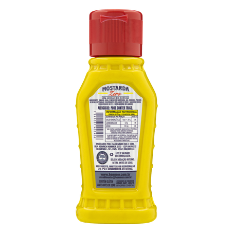 Mostarda Hemmer Amarela Zero Bisnaga 200g 
  360-1