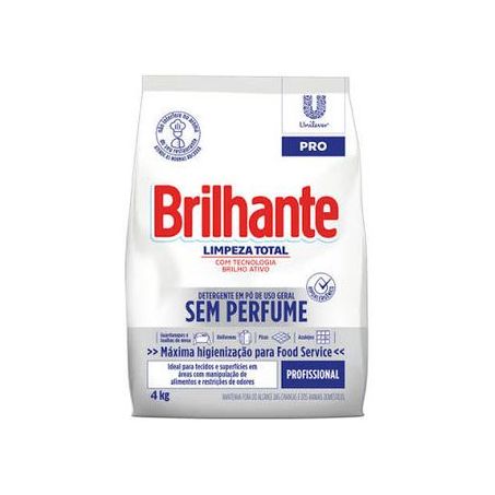 Lava roupas po brilhante limp ttal s/ perf 4kg sache .