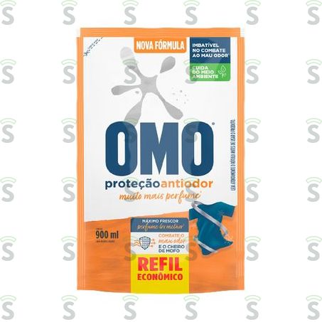  Sabão Líquido Omo Sports Refil 900ml