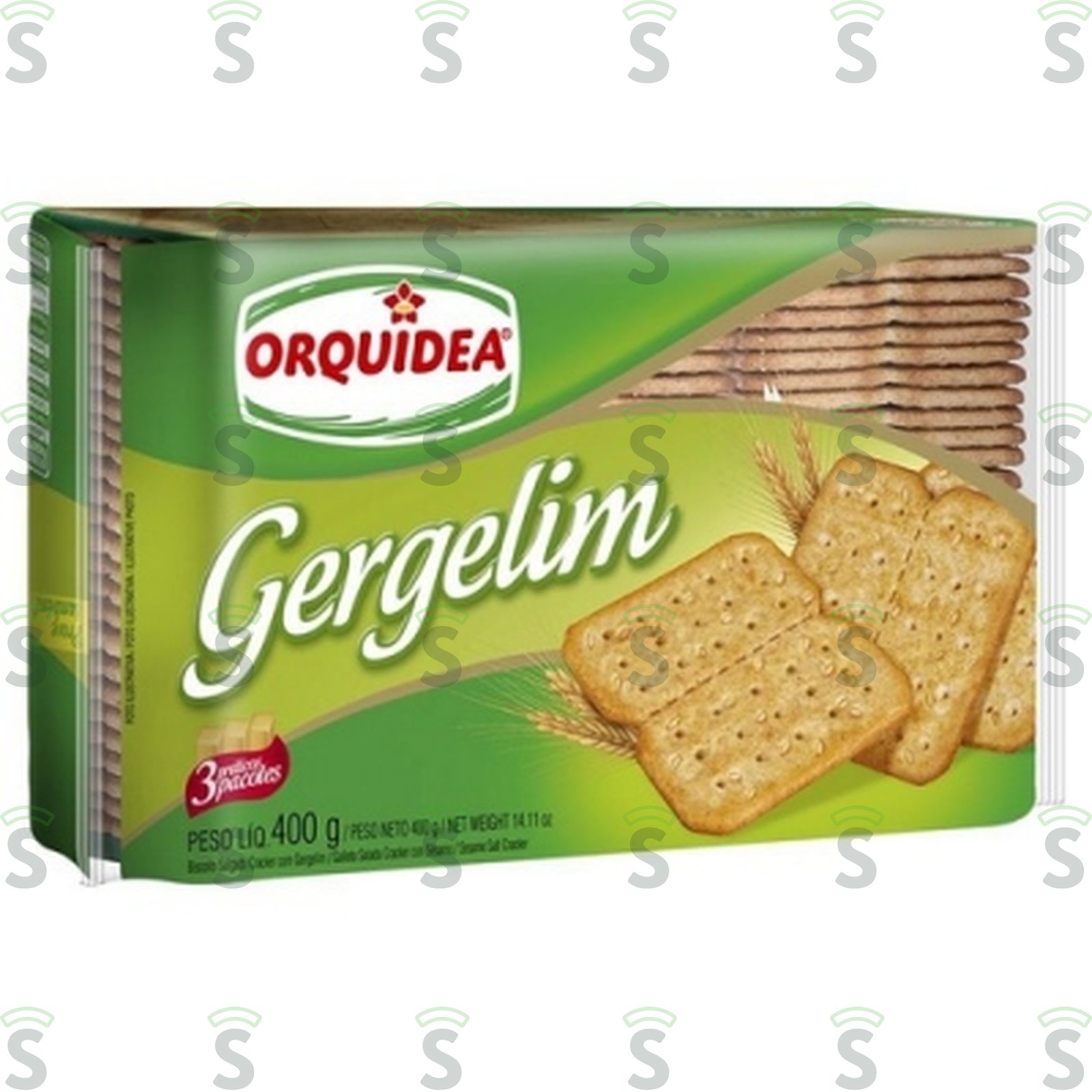 Biscoito Orquidea Gergelim 400G