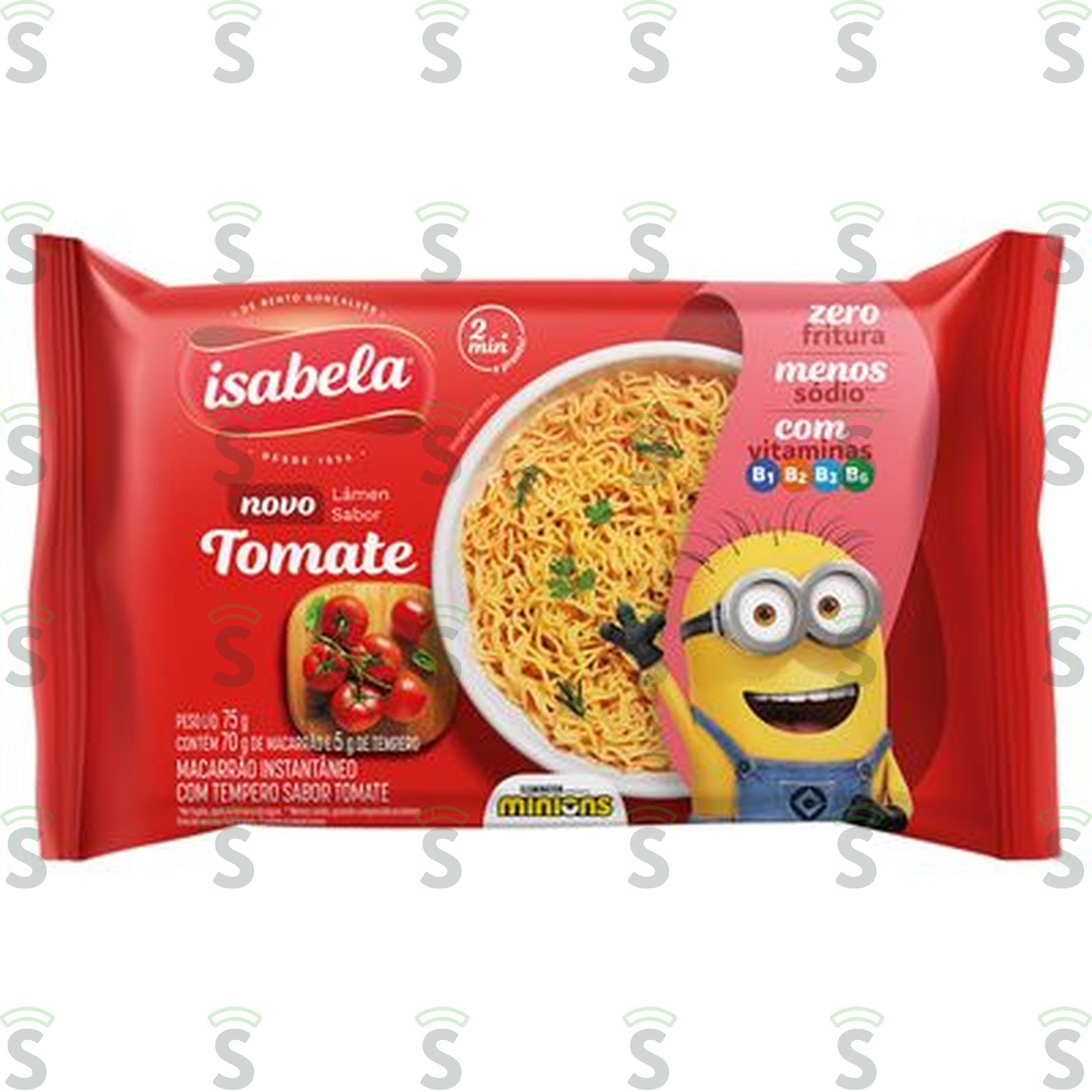 MACARRAO ISABELA 75G TOMATE