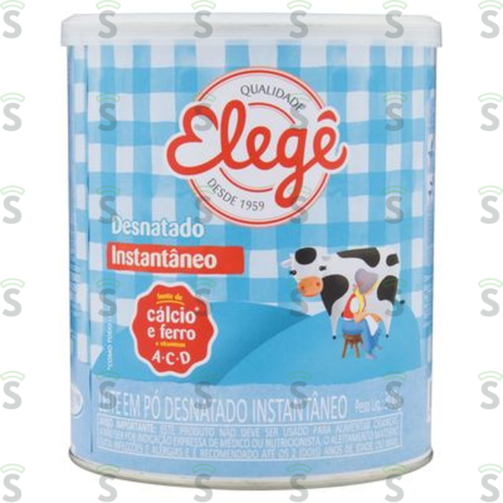 Leite Pó Instantâneo Elegê Desnatado Lata 300gr
