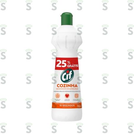  Limpador Desengordurante Cozinha Cif Squeeze 500ml