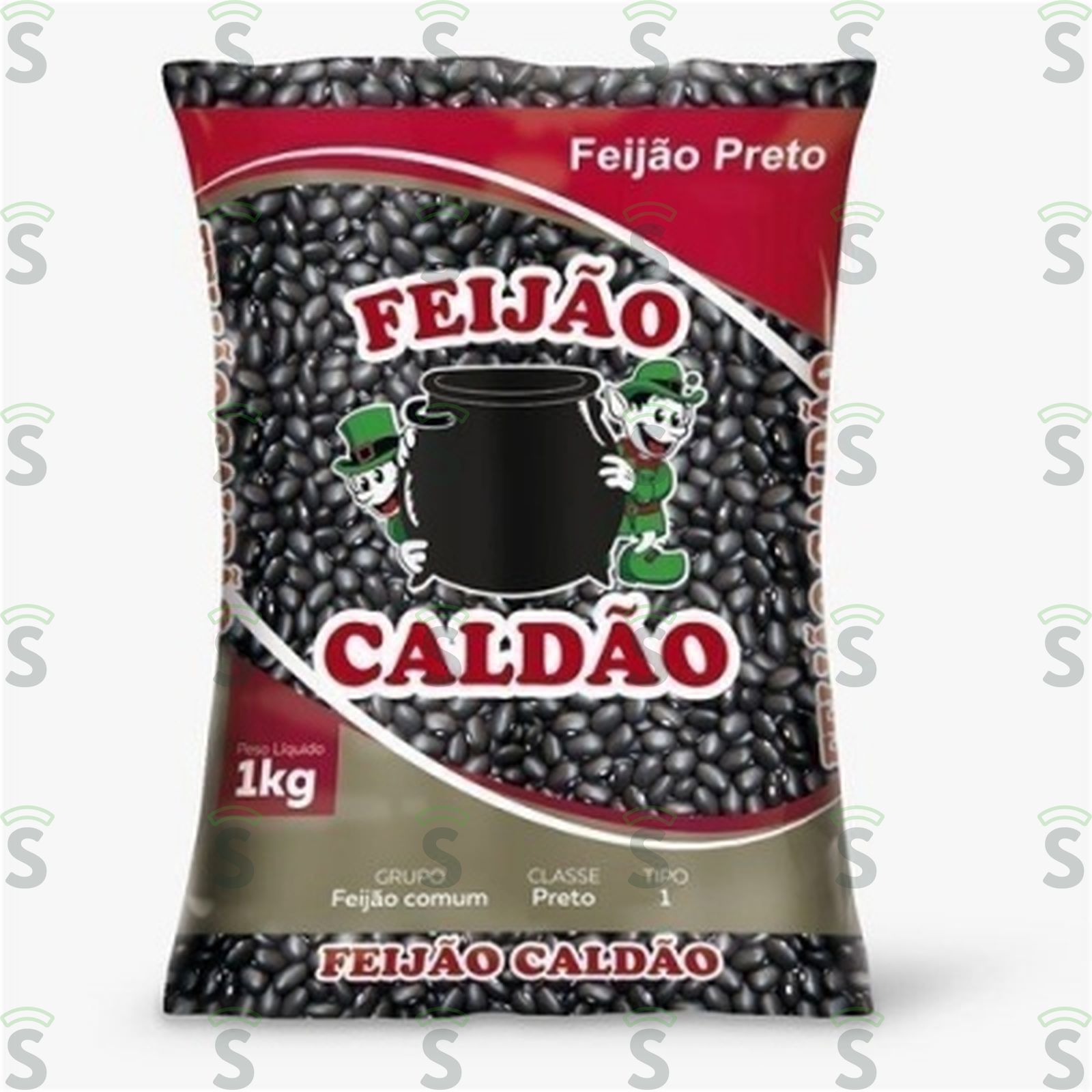 Feijão Preto Caldão 1KG