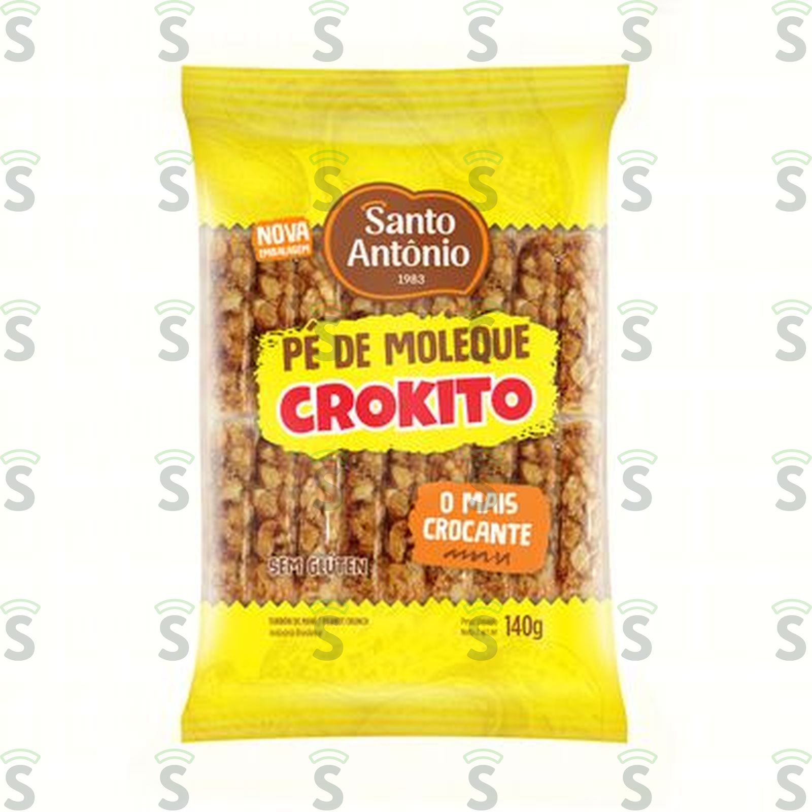 Pé de Moleque Doces Santo Antônio Crokito Embalagem 140G