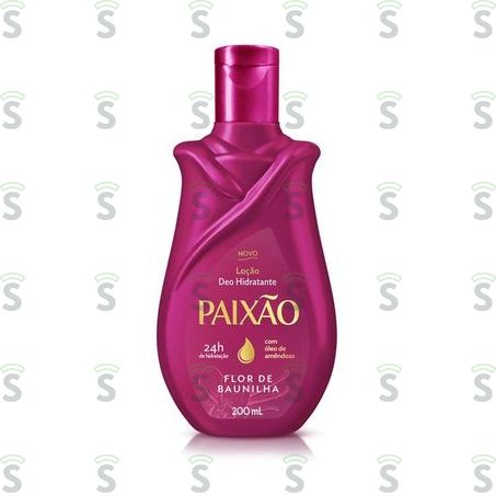  Loção Corporal Deo-hidratante Paixão Flor de Baunilha Frasco 200ml