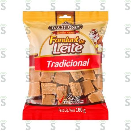  Dacolonia-fondant Leite 160g Tradicional