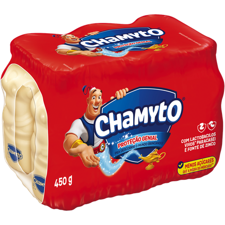 Leite fermentado nestle chamyto 6x75g