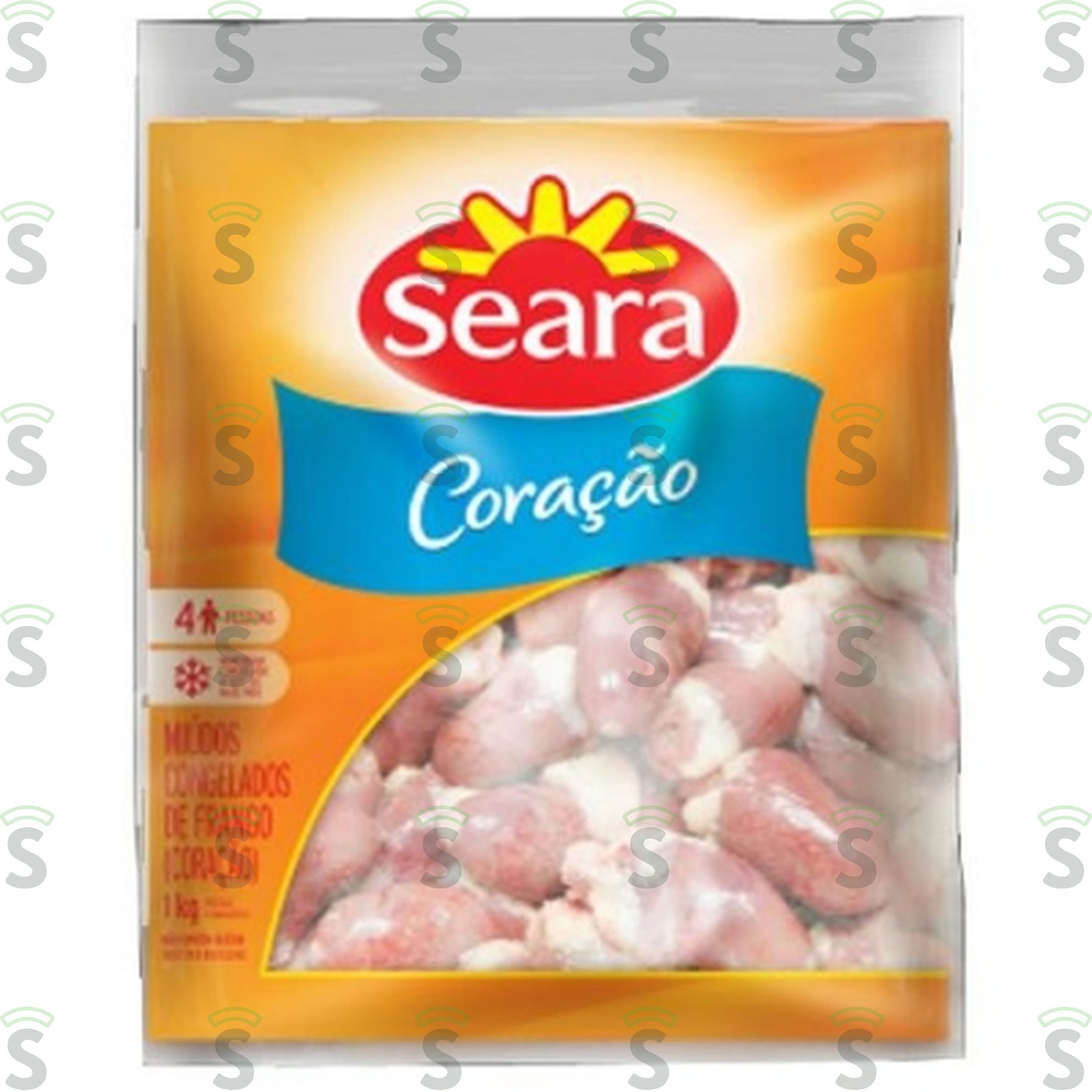 Miudos de Frango Seara Coração Embalagem 1KG