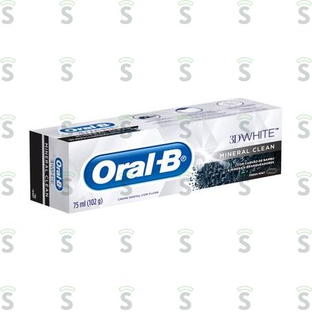 Creme Dental Oral-b Mineral Clean Fresh Mint 3d White Caixa 102gr
