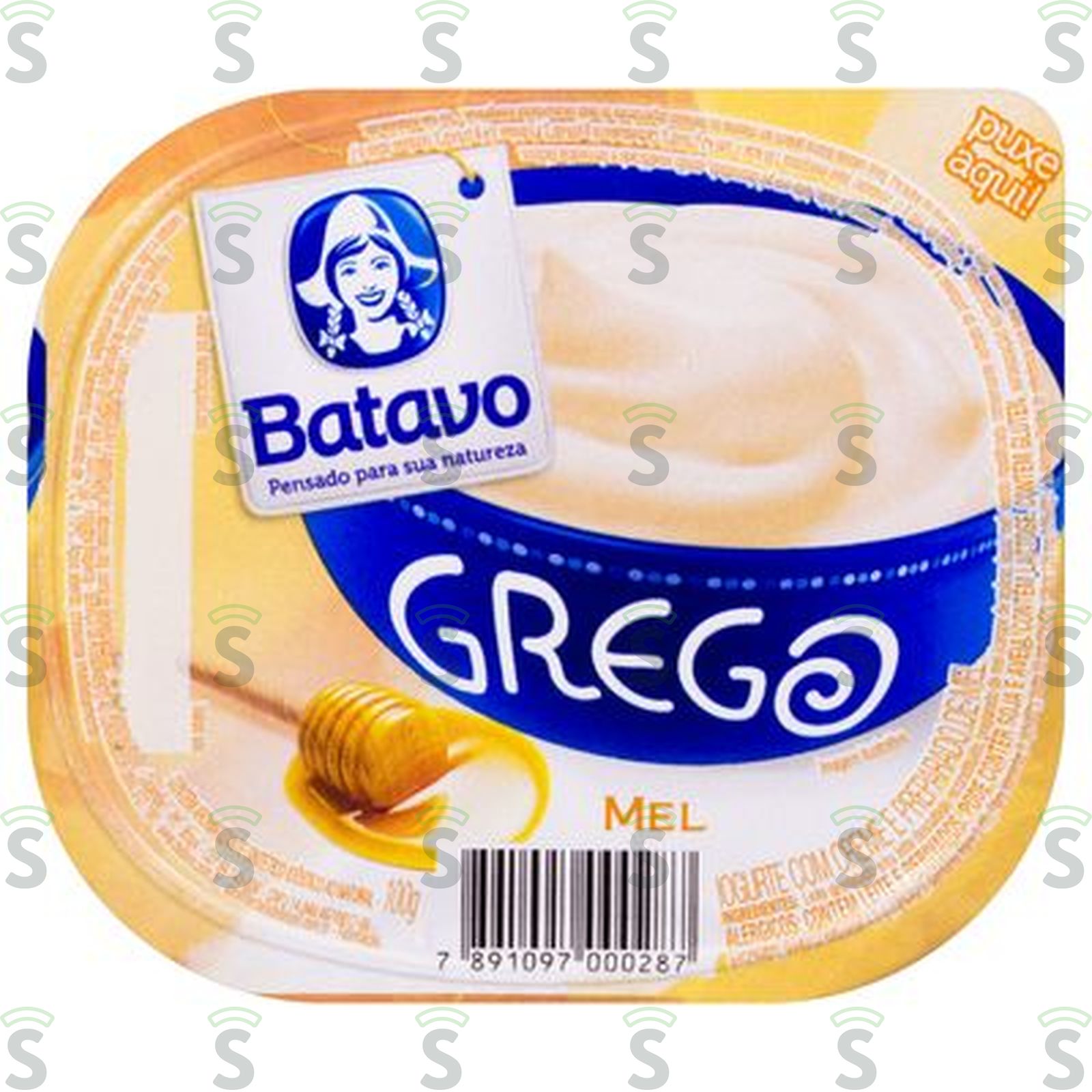 Iogurte Grego Batavo Mel Embalagem 100G