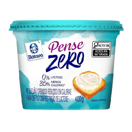 Requeijão S/Lactose Batavo 400g