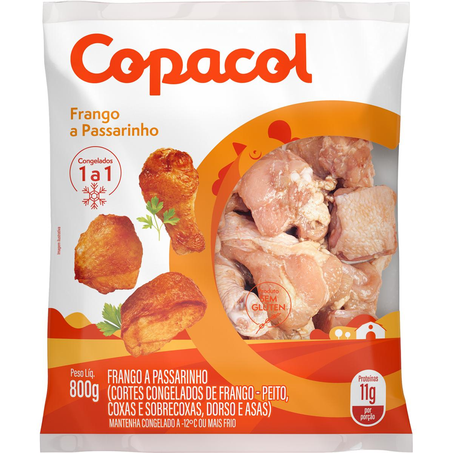 Frango a Passarinho Copacol 800g - Congelado - IQF