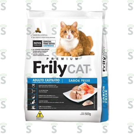  Frily Cat-alimento Gato Castr 500g Peixe