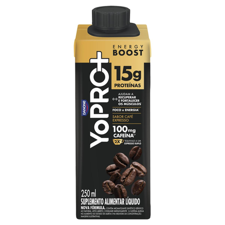 Bebida Láctea Yopro 250ml - 15g de proteína - Café Expresso - TP