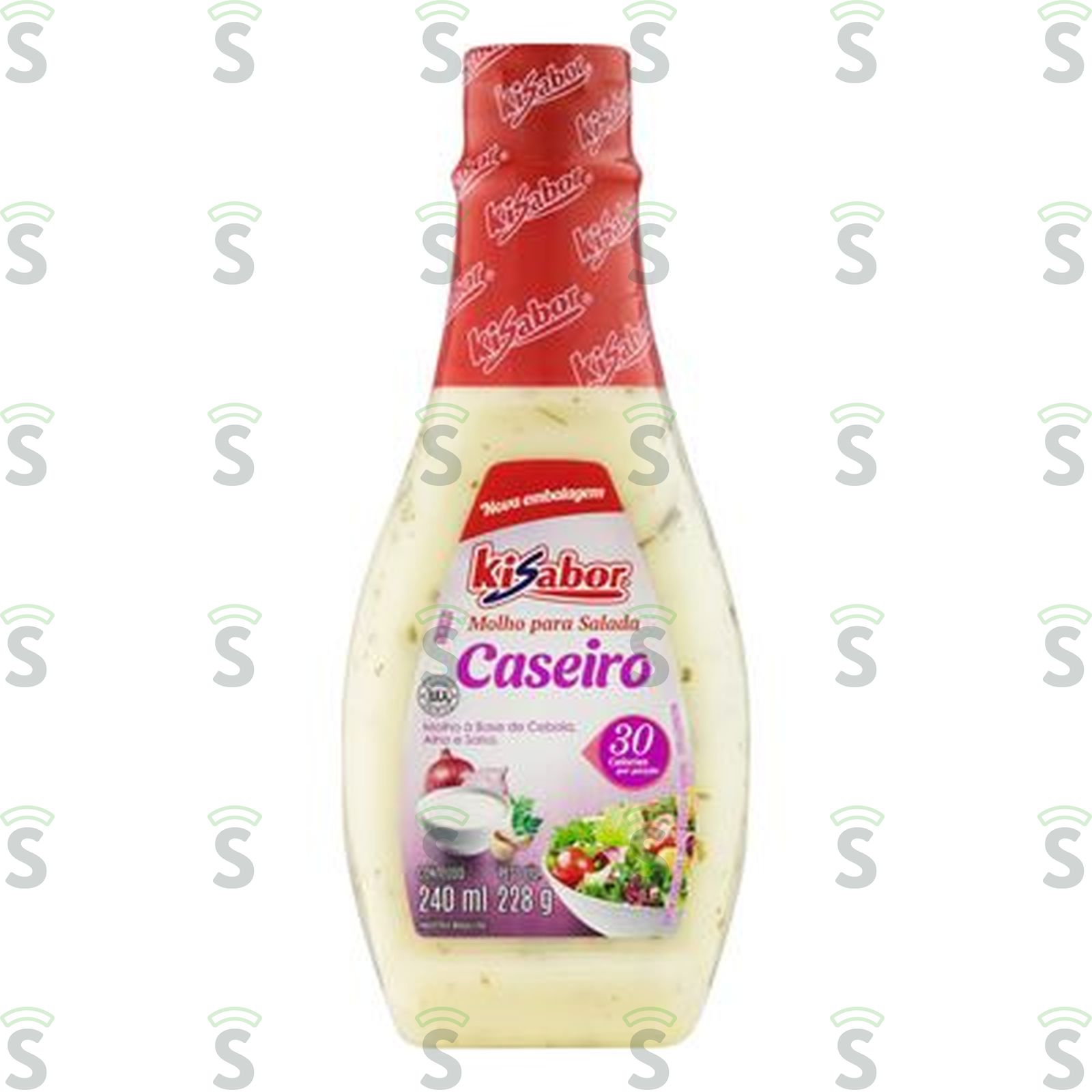 Molho Para Salada Kisabor Caseiro Embalagem 240ML