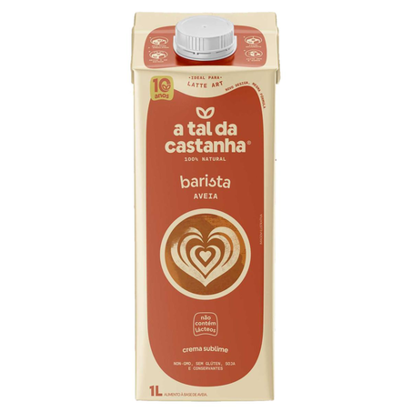 Bebida Vegana A Tal da Castanha 1 Litro - Barista - Aveia