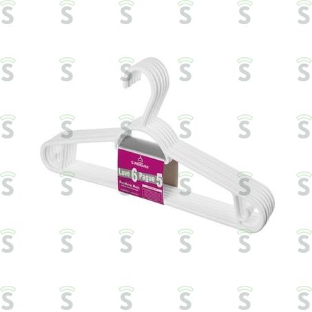  Cabide Plástico Sanremo Embalagem Leve 6un Pague 5un Ref 9105/6cd