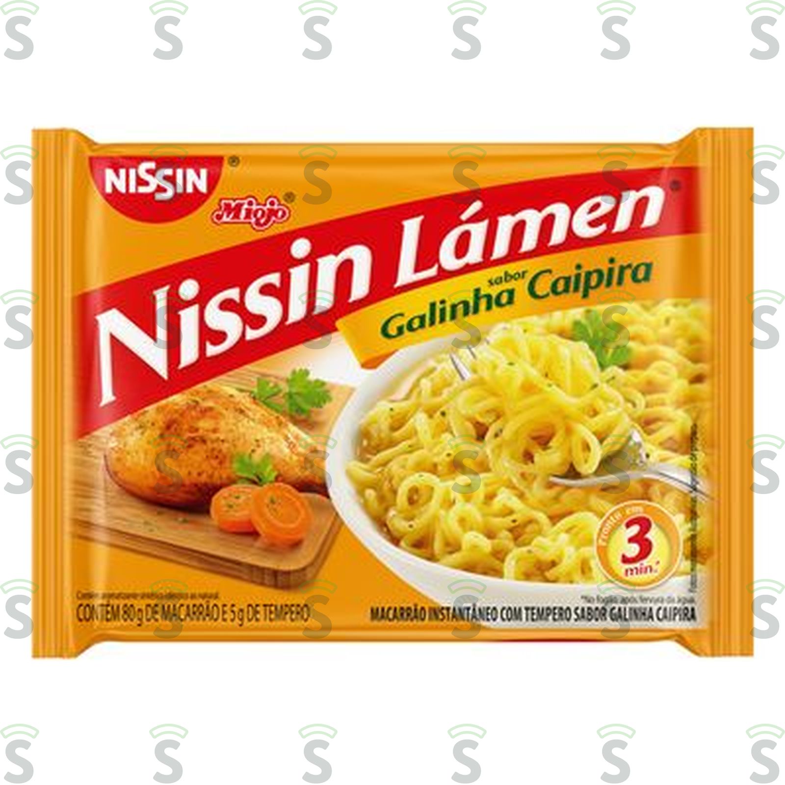 Macarrão Instantâneo Nissin Lámen Galinha Caipira 85G