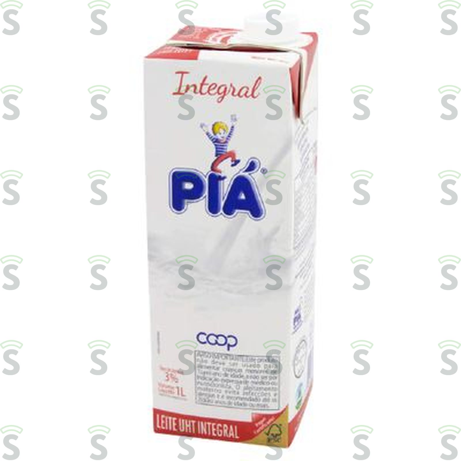 Leite Integral Piá 1 Litro com 12 Unidades