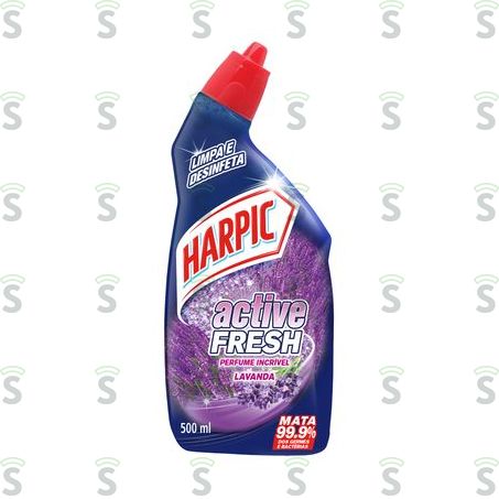  Limpador Sanitário Harpic Active Fresh Lavanda 500ml