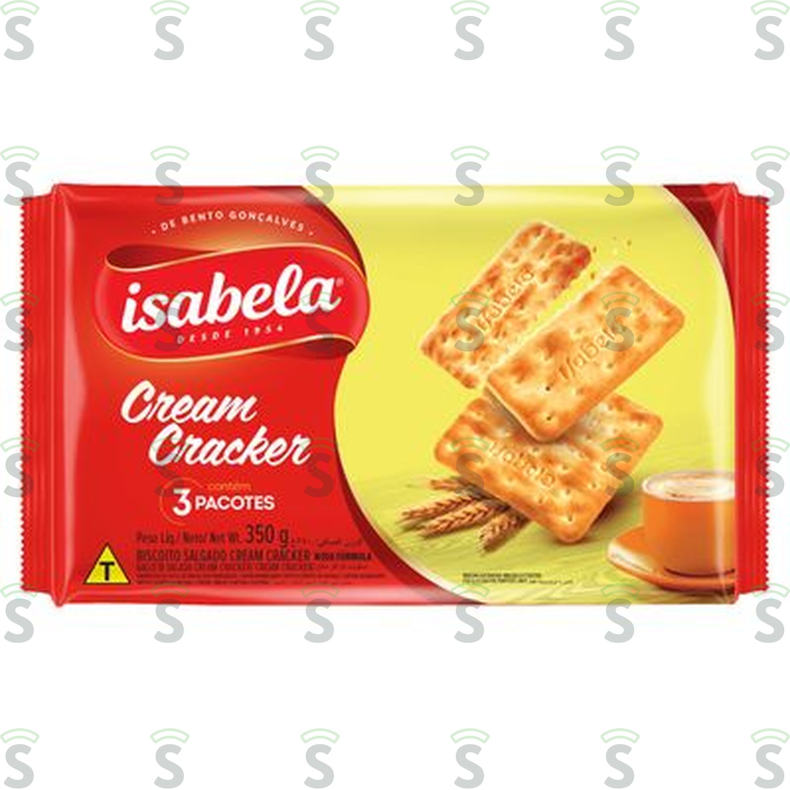 BISC ISABELA 350GR CREAM CRAKER FERM. NAT