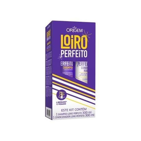 Kit Origem Loiro Perfeito Shampoo 300ml E Condicionador 300ml