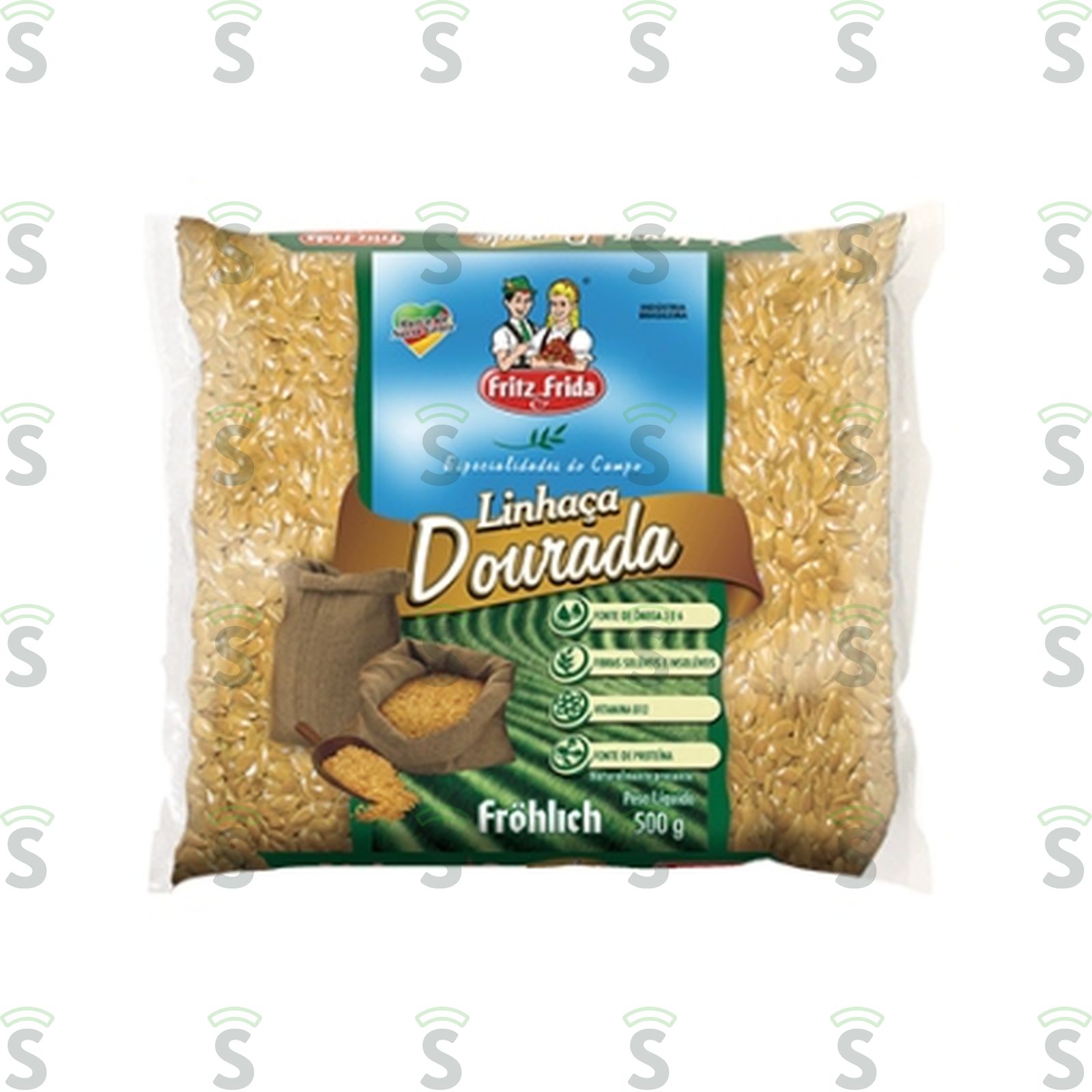Linhaça Fritz E Frida Dourada 500G