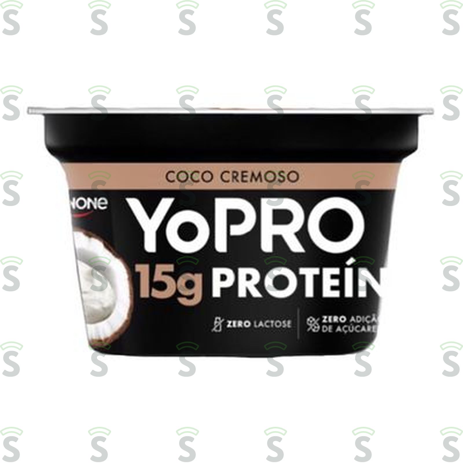 Iogurte Danone Yopro Coco Cremoso Zero Lactose Pote 160gr