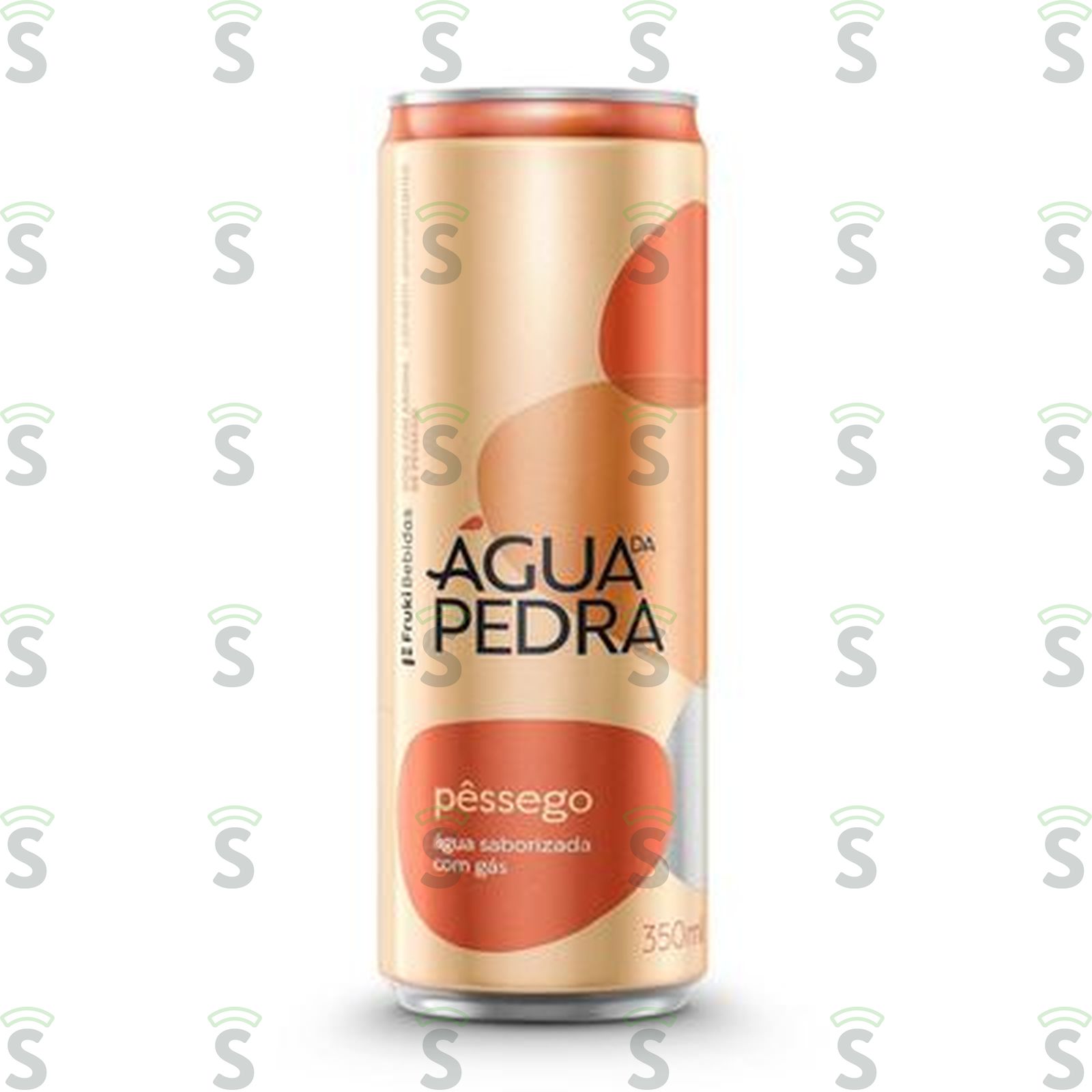 AGUA MIN. DA PEDRA 350ML C/GÁS PESSEGO