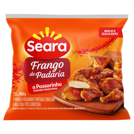 Frango a Passarinho de Padaria Seara 800g - Temperado