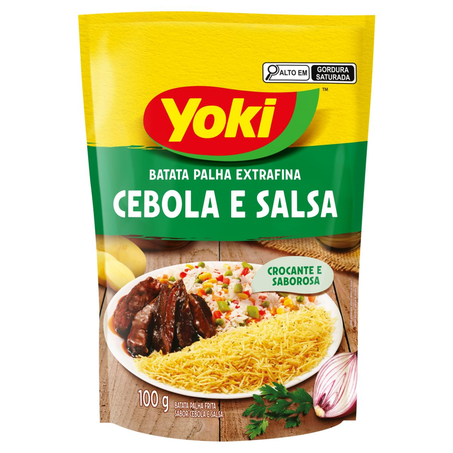 Batata Palha Yoki 100g - Cebola e Salsa