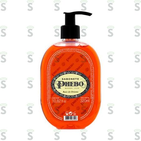  Sabonete Líquido Vegetal Phebo Raiz Do Oriente Frasco 320ml