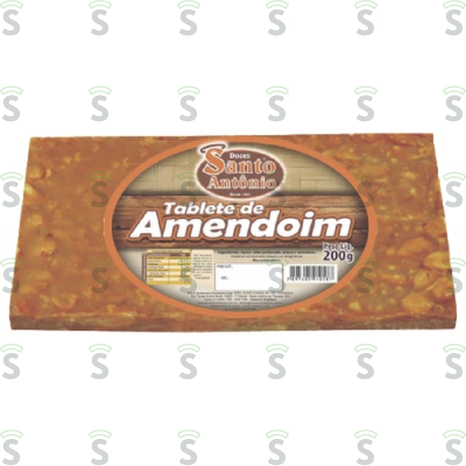 Tablete De Amendoim Santo Antonio. 200G
