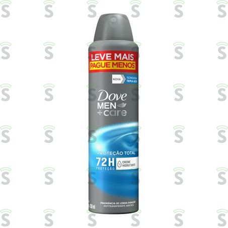  Antitranspirante Aerosol Dove Proteção Total Men+care Frasco Spray 250ml