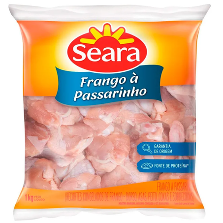FRANGO A PASSARINHO SEARA CONGELADO PACOTE 1KG