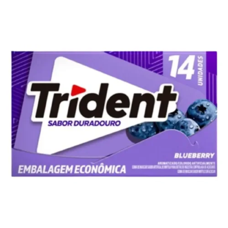 Chicle trident 14s blueberry un