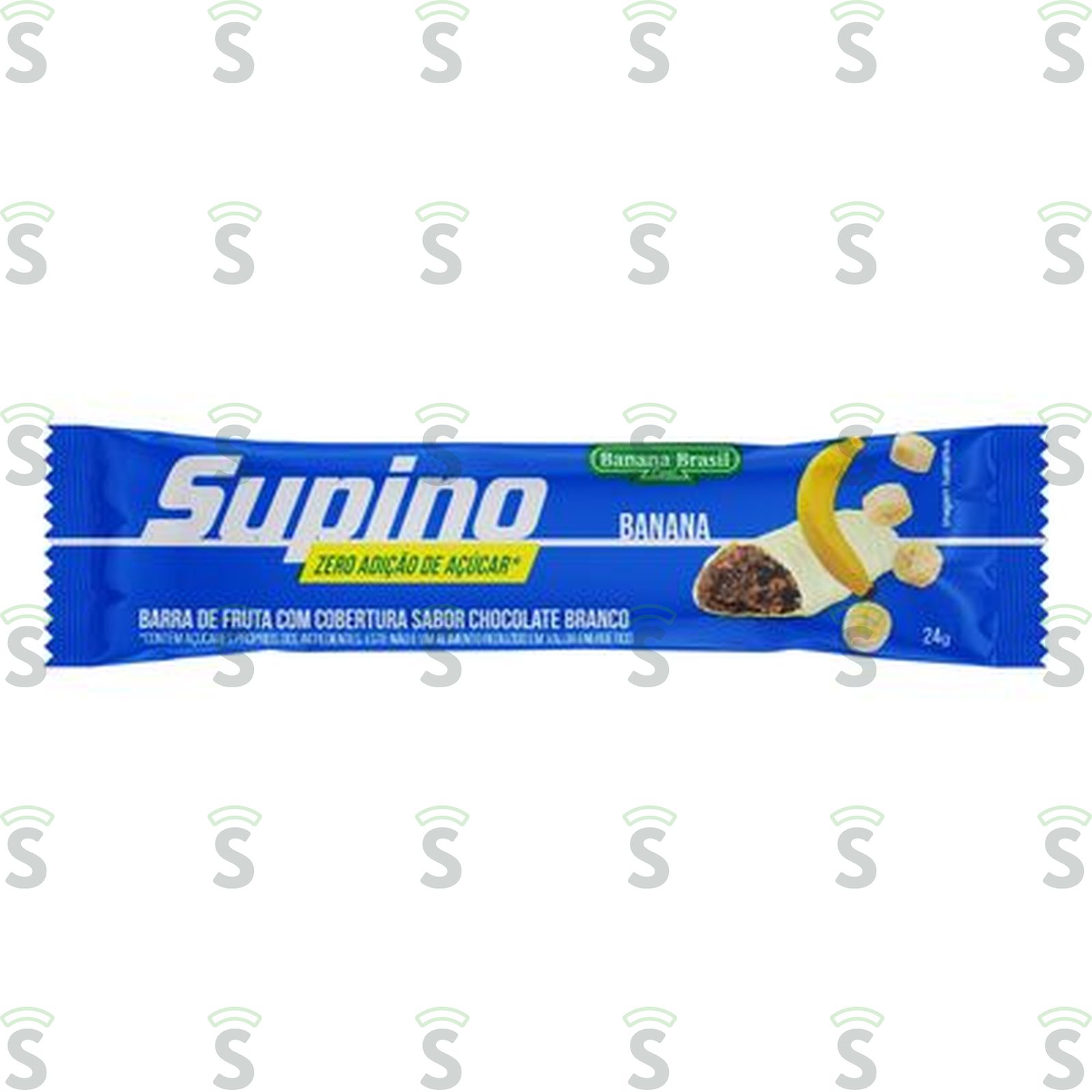 Barra Supino Banana com Chocolate Branco - Zero 24G