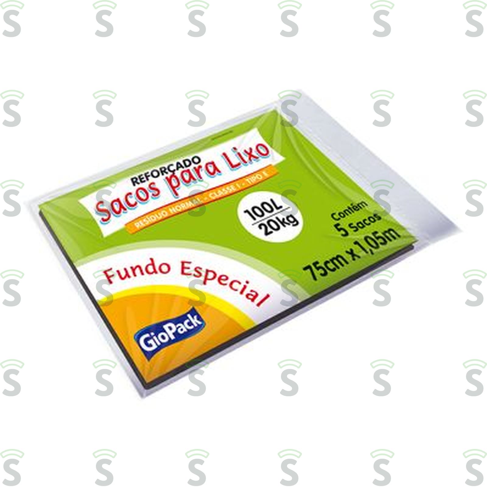 Giopack-sacos lixo 100l reforcado