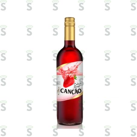  Vinho Canção Morango Garrafa 750ml