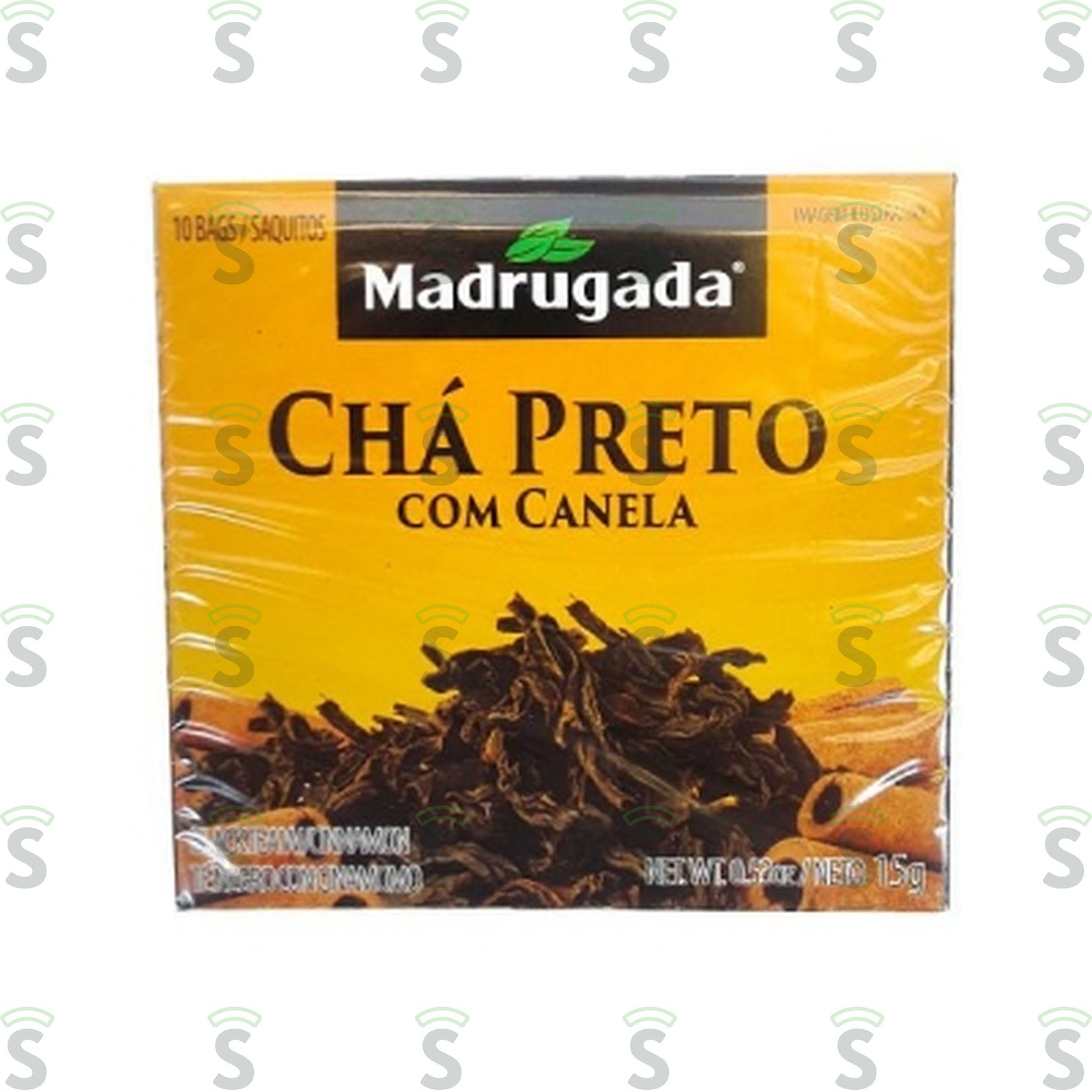 Cha Madrugada Preto C/Canela Un 15G