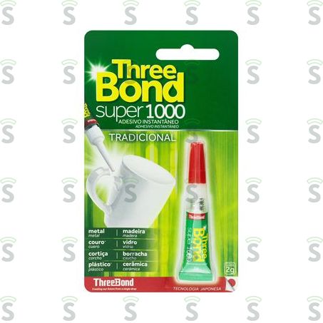  Cola Instantâneo Three Bond Embalagem 2g