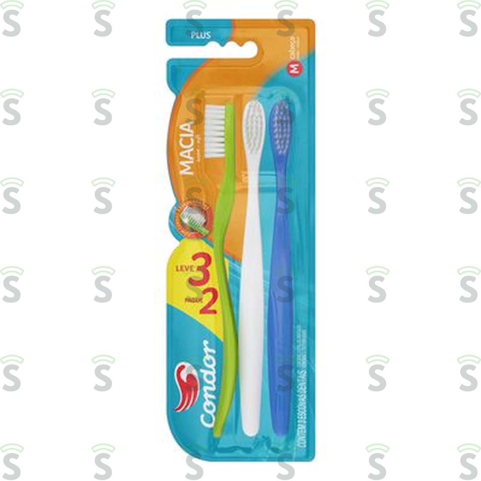 Escova Dental Condor Macia Suave Plus Leve 3 Pague 2 3UN