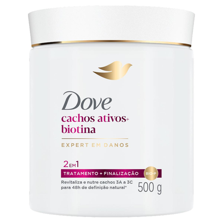 Creme de Tratamento Dove 500g - Cachos Ativos - 2x1