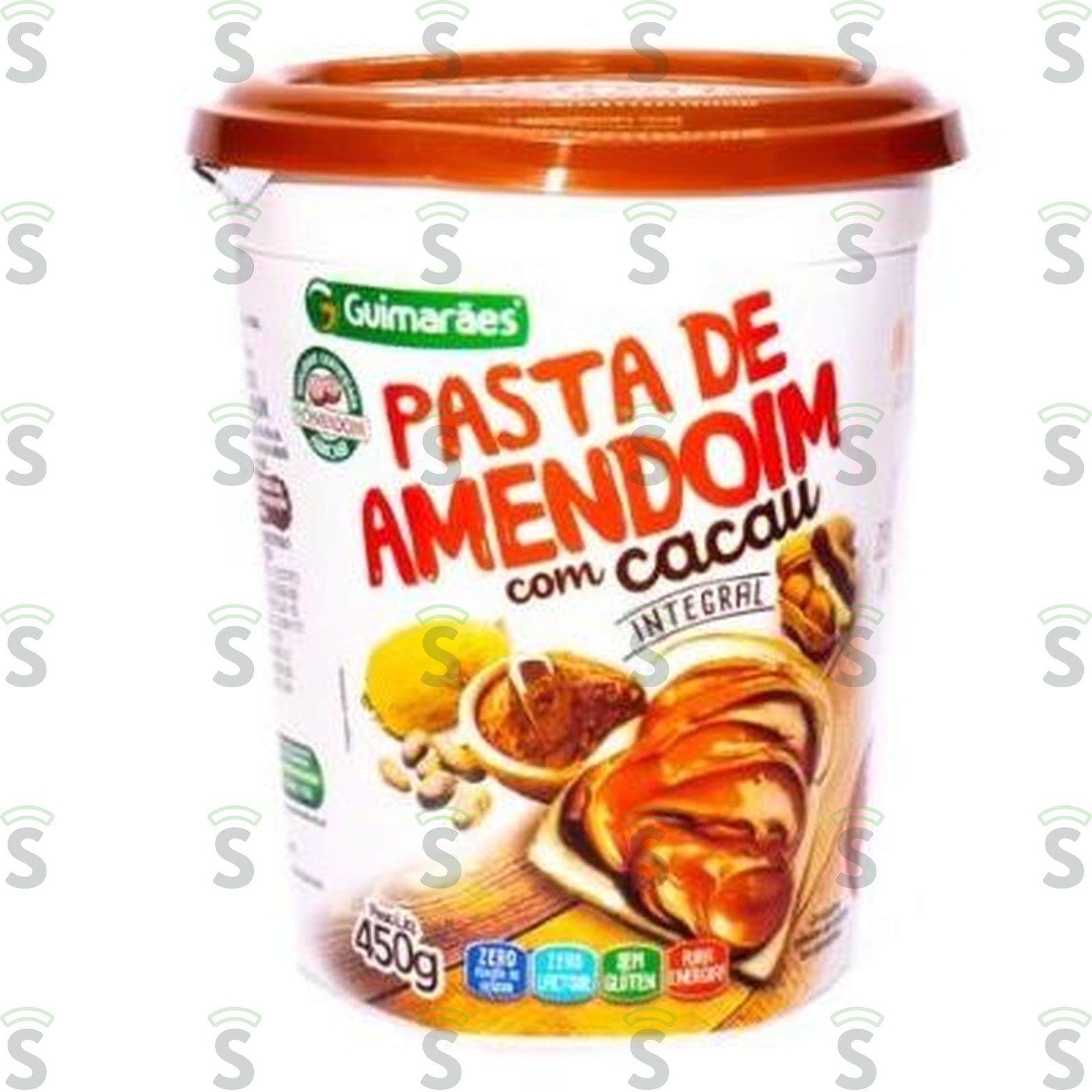 Pasta de Amendoim Guimarães com Cacau E Coco 450G