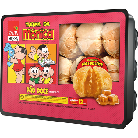 Pão Doce Santa Massa 300g - Doce de Leite