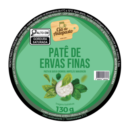 Patê de Ervas Finas Cia do Antepasto 130g