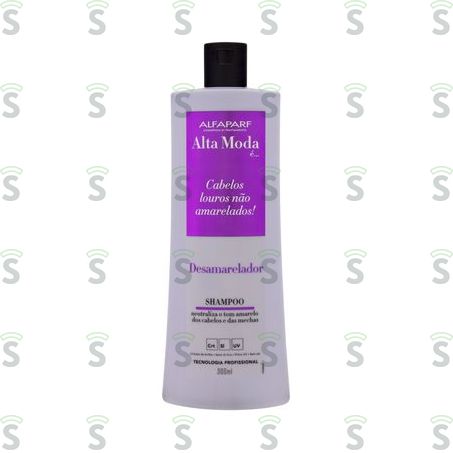  Shampoo Alfaparf Alta Moda Desamarelador Embalagem 300ml