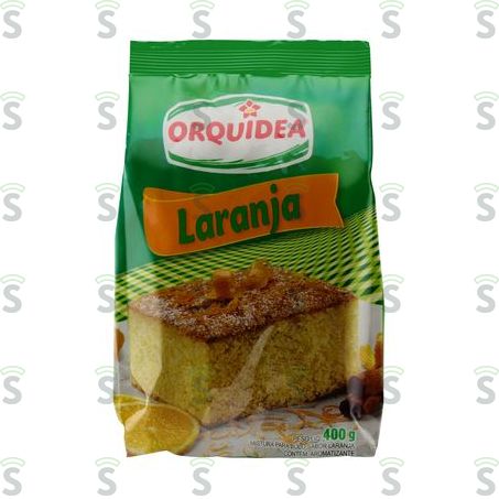 Mistura Para Bolo Orquídea Laranja 400g