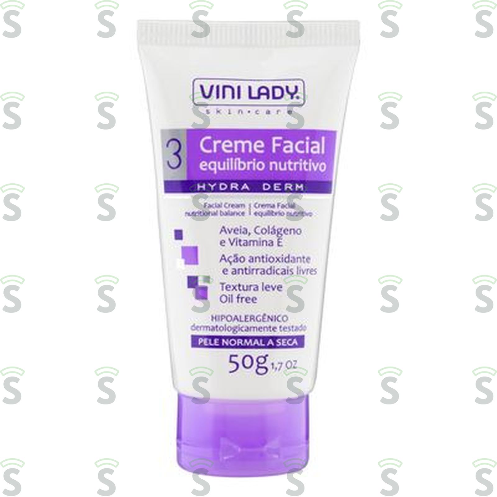 Creme Facial Vinilady Equilíbrio Nutritivo Frasco 50gr